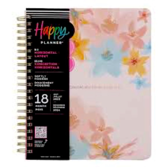 The Happy Planner Twin Loop Softly Modern 18 Month Planner - Picture 1 of 3